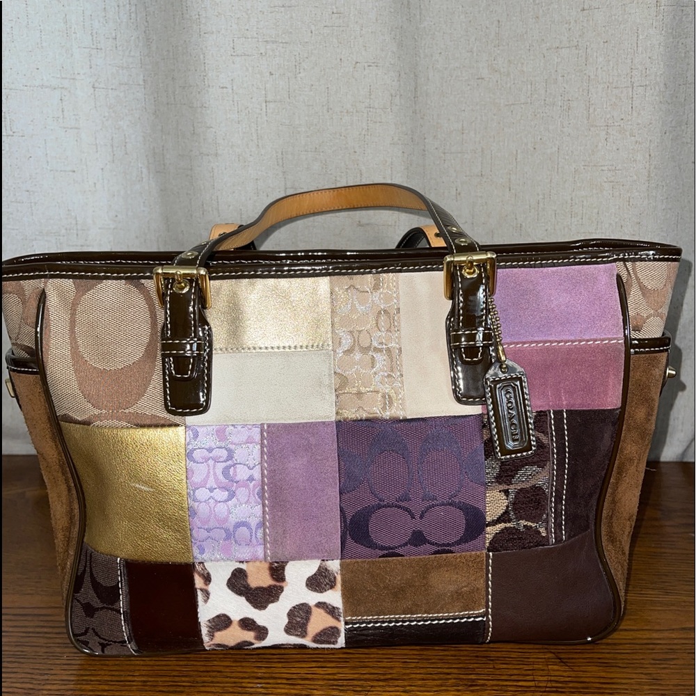 Coach Limited Edition Patchwork Multi Tote - image 1